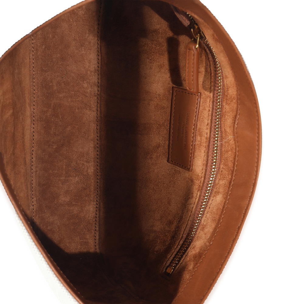 Saint Laurent Beige Canvas Le 5 à 7 Hobo - Picture 5 of 7